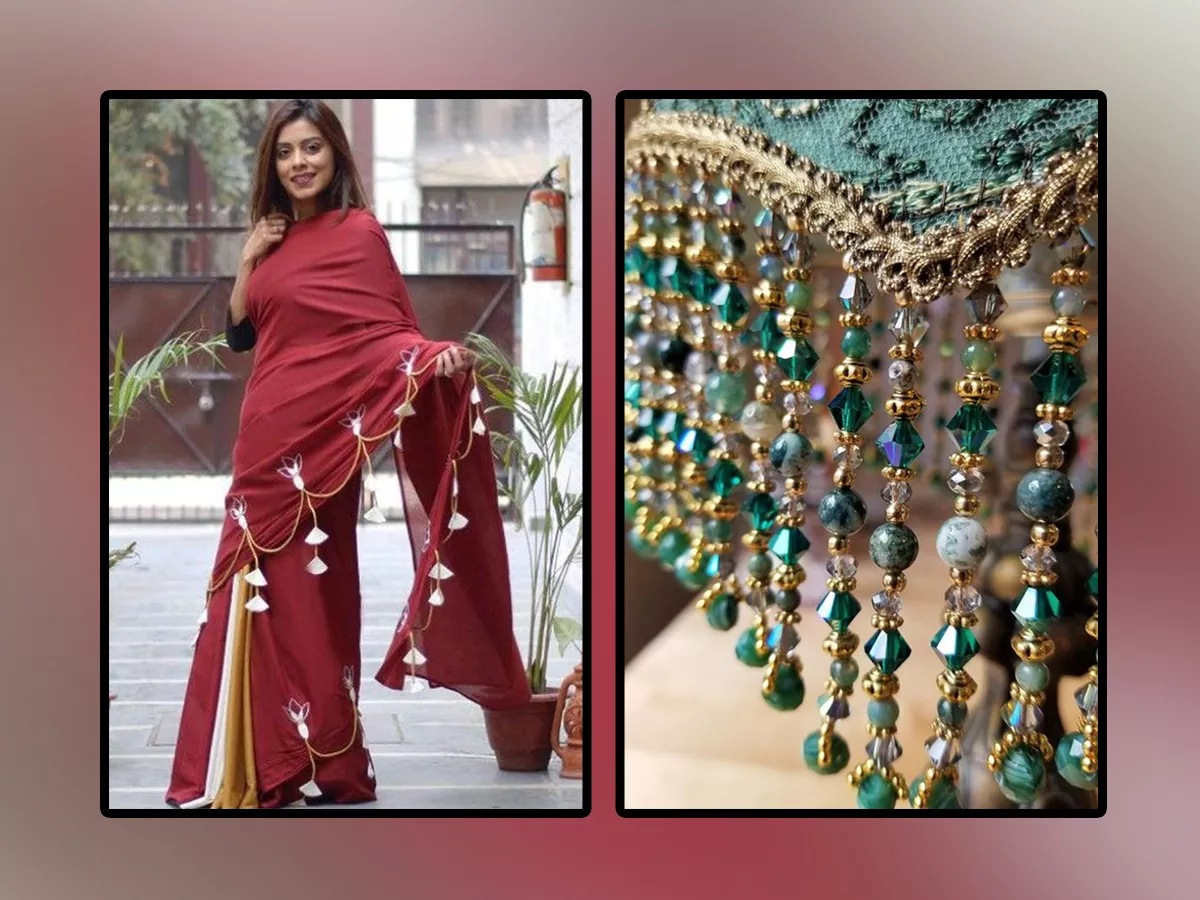 Have You Seen The Trendy And Stylish Saree Tassels..! (Photos)