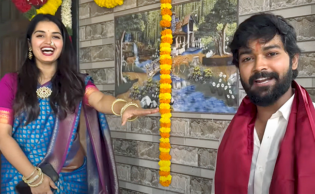 Telugu Serial Actress Priyanka Jain New House warming Ceremony Photos - Sakshi