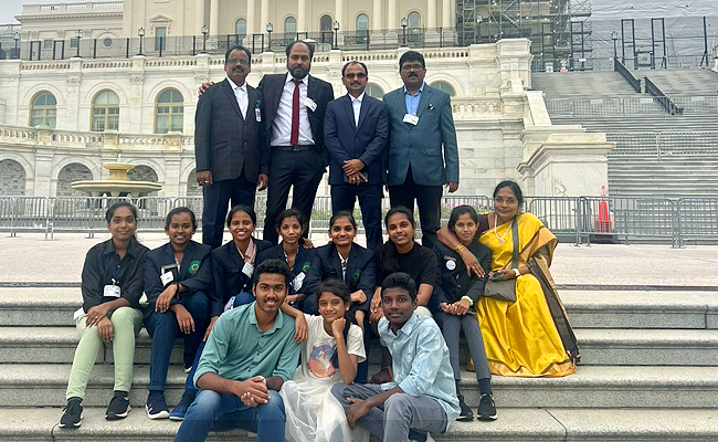 Andhra Pradesh govt Schools Students Attended the World Bank Event in Washington DC Photos - Sakshi