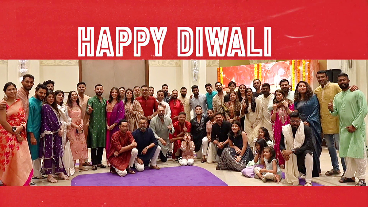team india celebrates diwali Pics - Sakshi