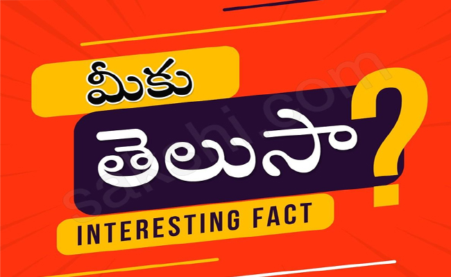 Intresting Things You Should Know - Sakshi