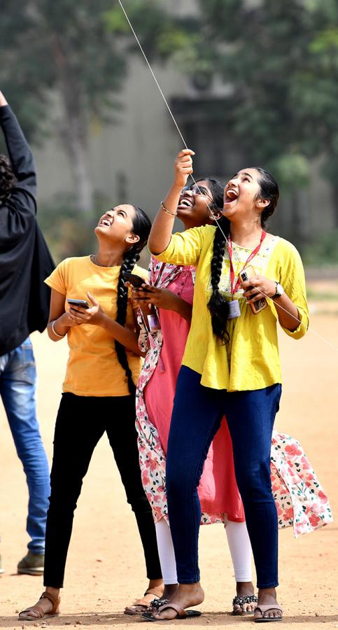 Hyderabad Kite Festival 2024 At Parade Grounds Photos - Sakshi