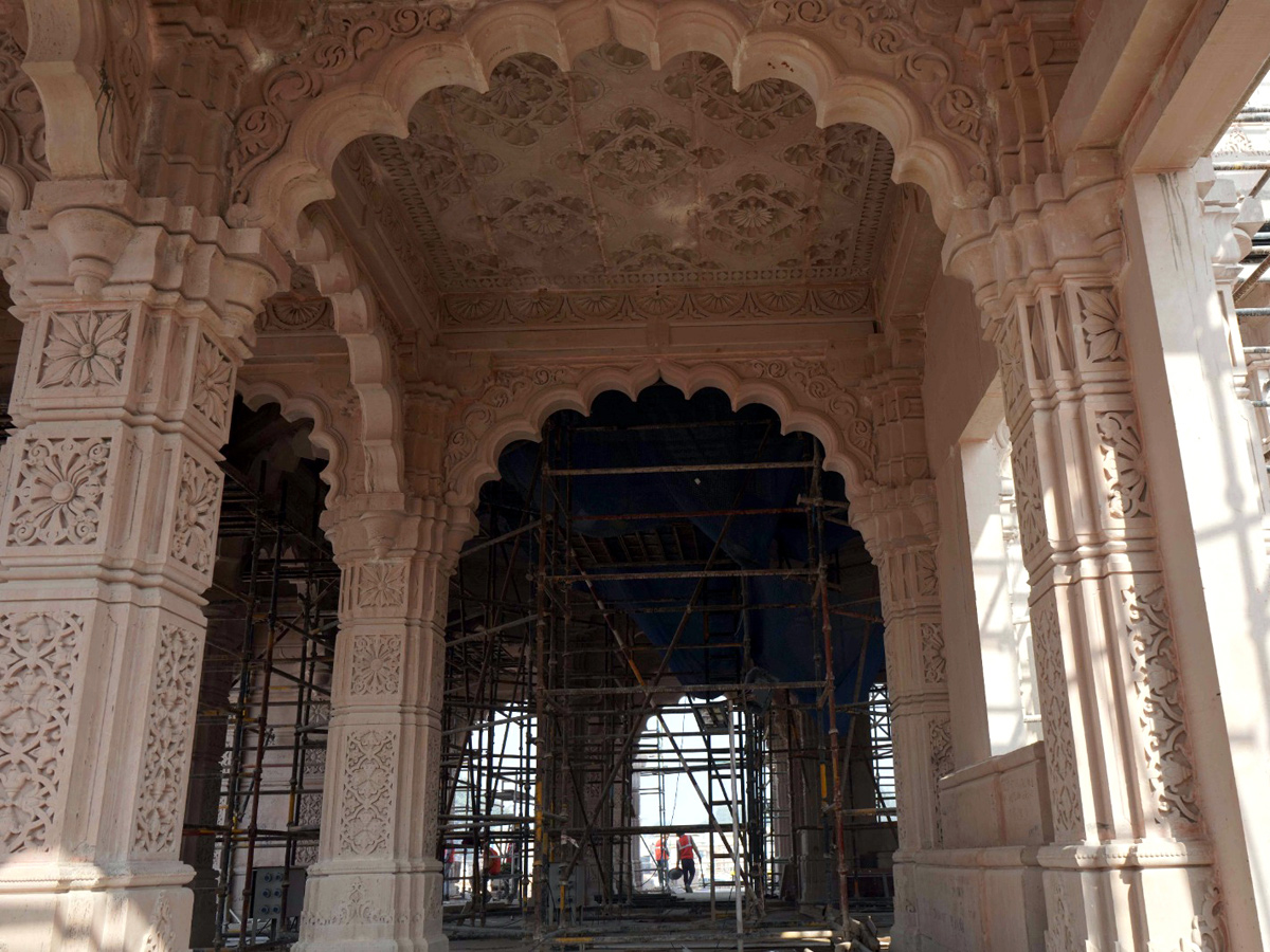  Construction work of Ayodhyas Ram Mandir in full swing as consecration ceremony nears Photos - Sakshi