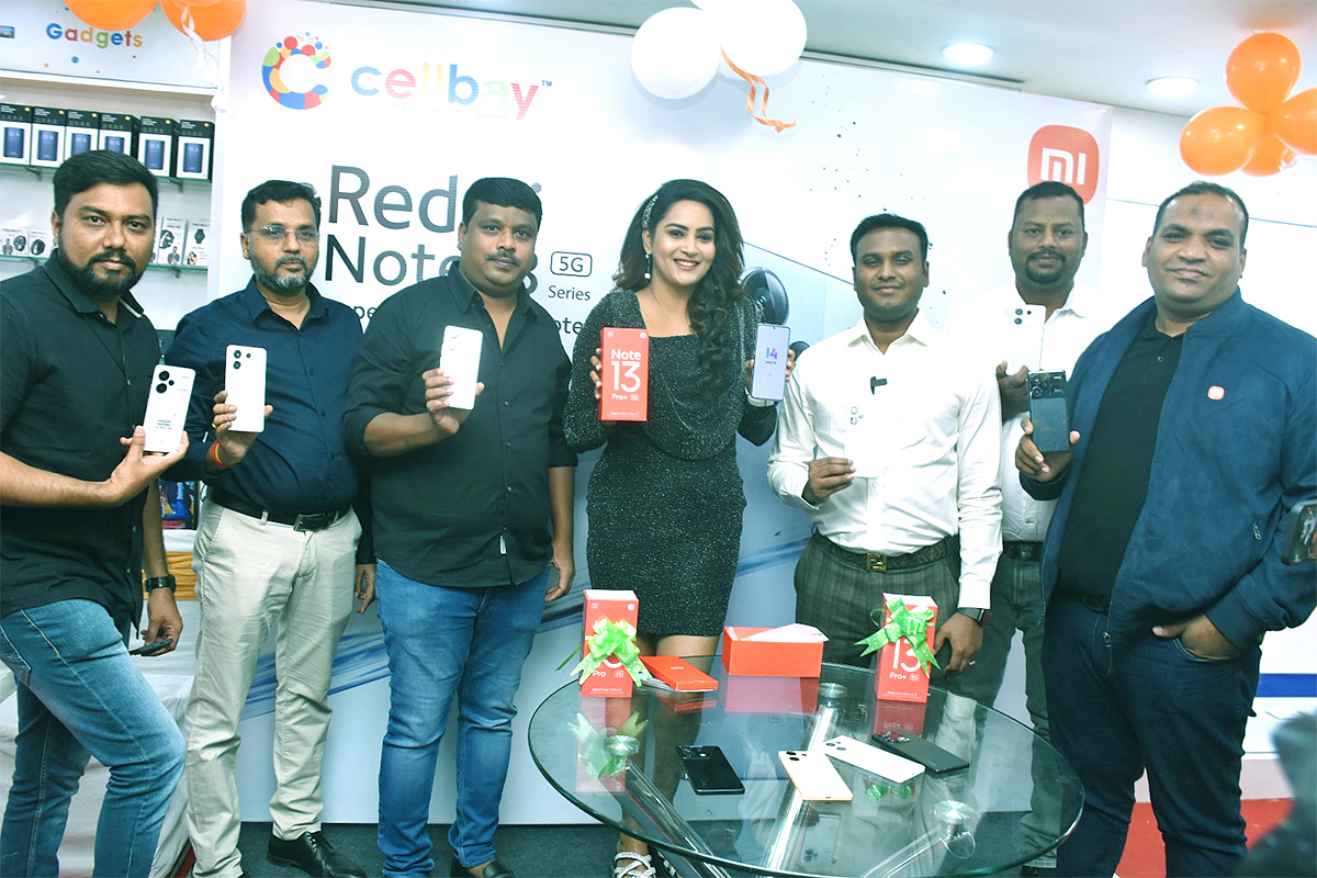 Redmi Note 13 5G Series Launching in Bigg boss fame Himaja - Sakshi