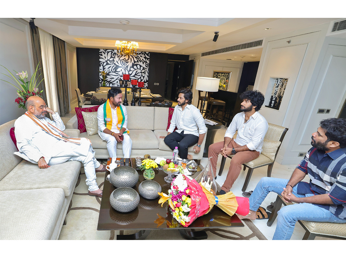 HanuMan Team Prasanth Varma, Teja Sajja Meet Home Minister Amit Shah Photos - Sakshi