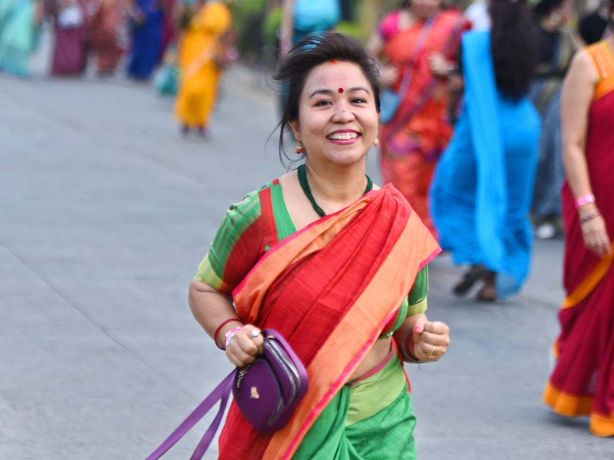 Saree Run at People Plaza Photos - Sakshi