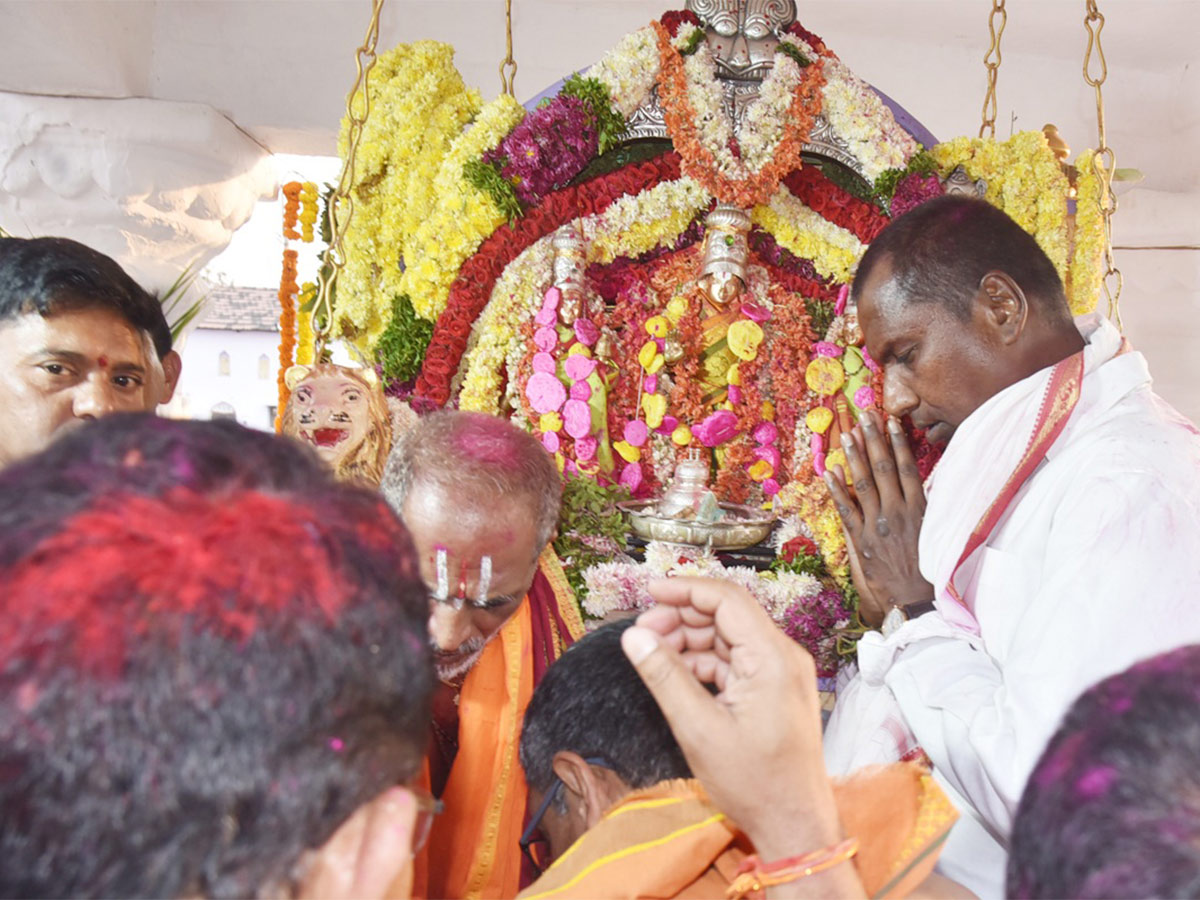 Brahmotsavam of Swami at Dharmapuri Lakshmi Narasimha Swamy Devasthanam - Sakshi