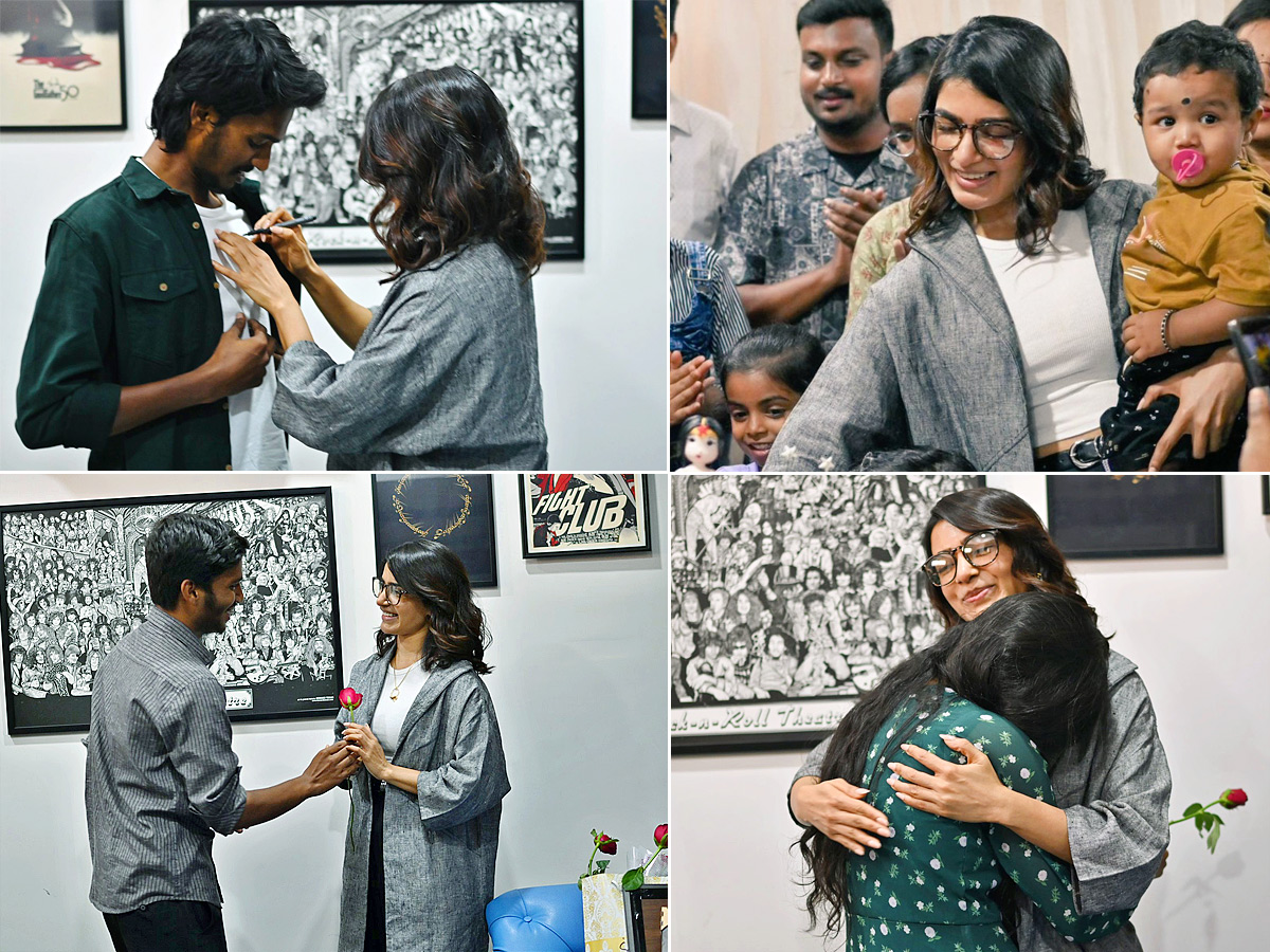 Actress Samantha Ruth Prabhu Lovely Fans Meet In Hyderabad, Photos Gallery Inside - Sakshi