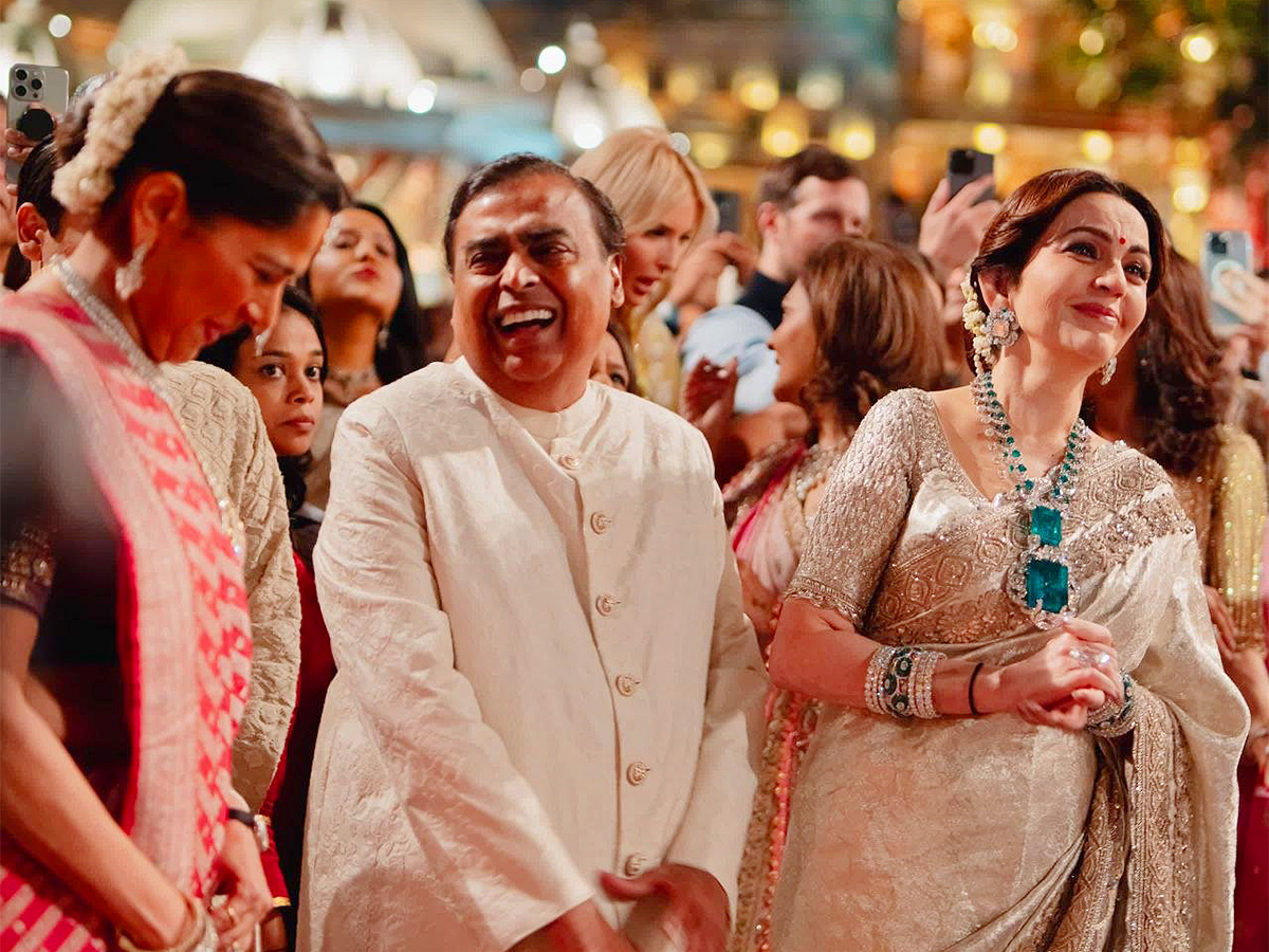 Anant Ambani and Radhika Merchant's pre wedding bash Pics - Sakshi