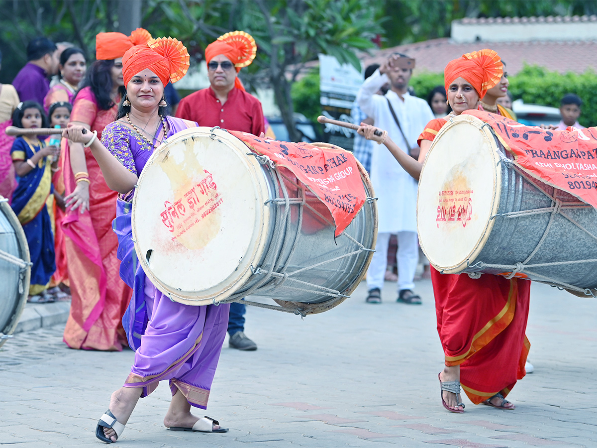 Marathi women celebrating Gudi Padwa celebrating photos - Sakshi