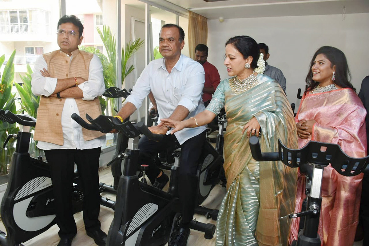 Dimple Hayathi Launches Ogha Wellness Center At Gachibowli - Sakshi