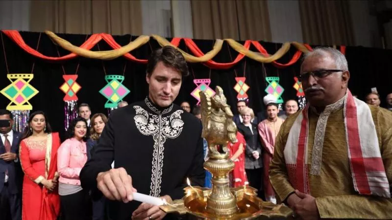 Canadian PM Justin Trudeau wishes Diwali Mubarak