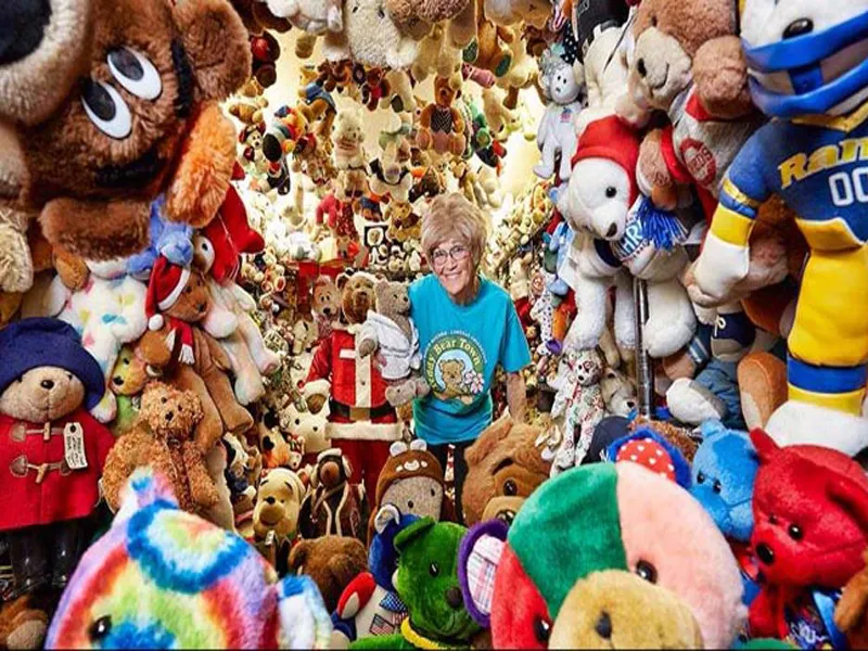  US Woman Sets World Record For Largest Teddy Bear Collection - Sakshi