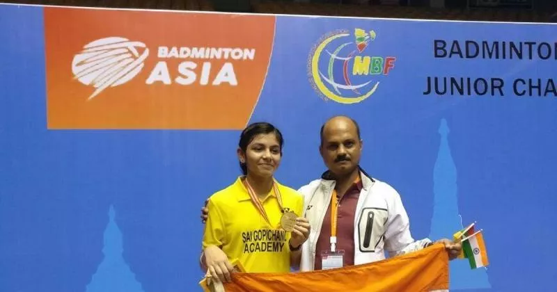 Samiya wins gold at U-15 Asian Junior Championship