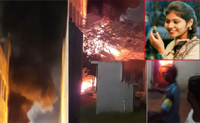 Student sets fire to furniture in Satyabhama university - Sakshi - Sakshi - Sakshi - Sakshi - Sakshi - Sakshi - Sakshi - Sakshi