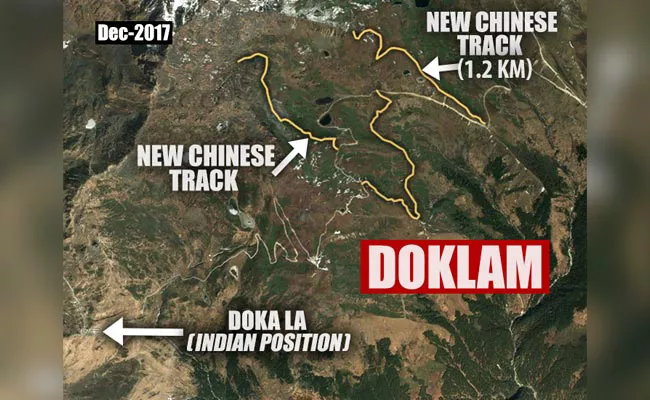 Doklam, Chinese Built New Roads - Sakshi