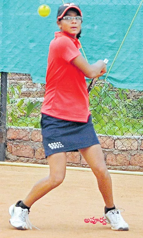 aditi wins singles title of all india ranking tennis - Sakshi