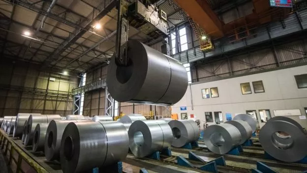 There is no  immediate hit on steel exports after US import curbs: Govt official - Sakshi