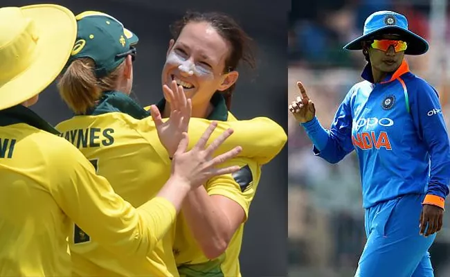 T20I Tri Series Australia won by 36 runs on Indian Women Team - Sakshi