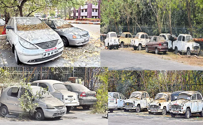 200 Cars Wastage In Secretariat - Sakshi