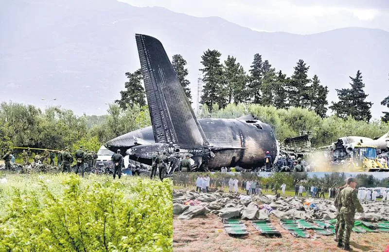 257 dead as military plane crashes in Algeria's worst air disaster - Sakshi