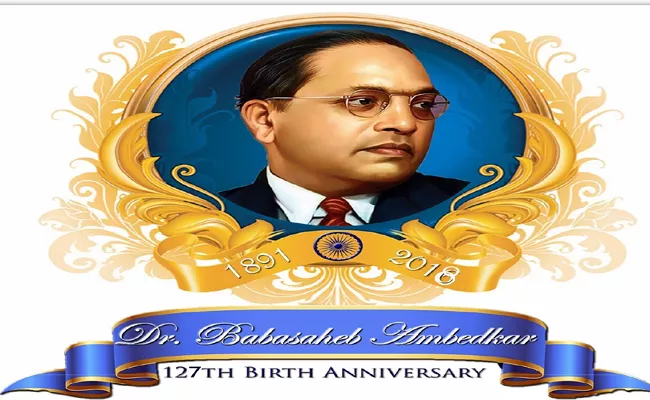 Ambedkar 127th Birth Anniversary Celebrations - Sakshi