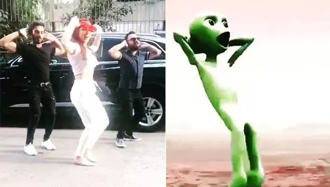 Yami Gautam Dance With Alien Video Viral In Social Media - Sakshi
