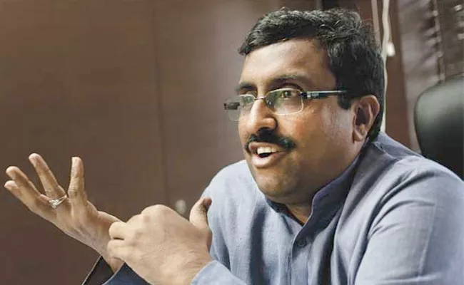 Congress attempted to go against people mandate, says Ram Madhav - Sakshi