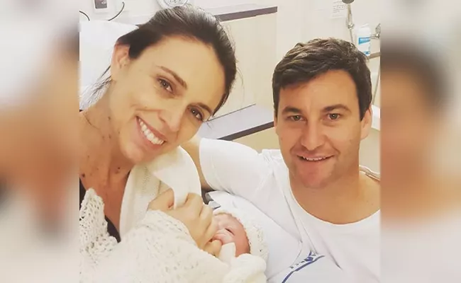 New Zealand Prime Minister Gives Birth To A  Baby Girl - Sakshi
