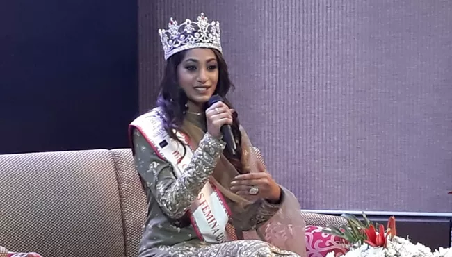 Miss World is my Target, Says Miss India 2018 Anukriti vaas - Sakshi