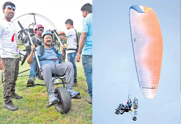 Paramotoring event to mark Telangana Formation Day - Sakshi
