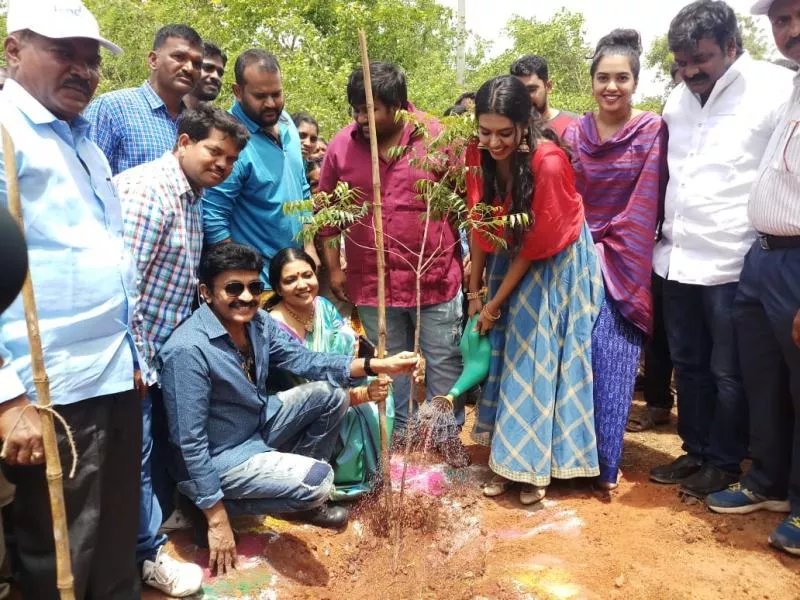 Jeevitha Rajasekhar Family Participates In Harithaharam - Sakshi