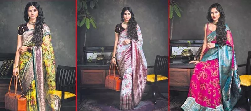 new fashion show :sarees special - Sakshi
