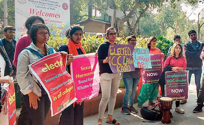 Sexual Harassment Cases Rise In Delhi University - Sakshi