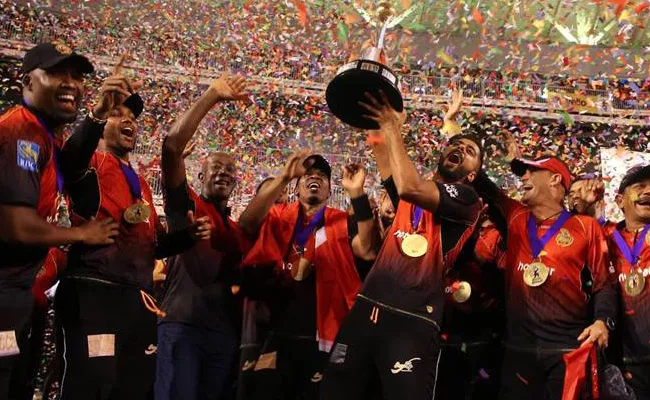 Trinbago Knight Riders Beat Guyana Amazon Warriors To Clinch Third Title - Sakshi