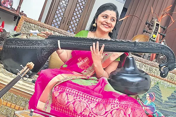 Story about musician Veena Srivani  - Sakshi