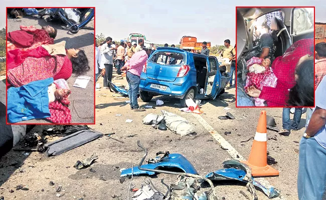 Jharkhand Family Died in Car Accident Hyderabad - Sakshi