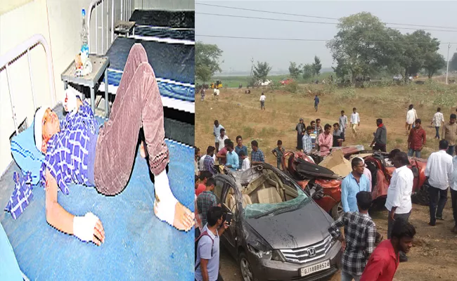 Three Number Died In Road Accident In Kodad - Sakshi