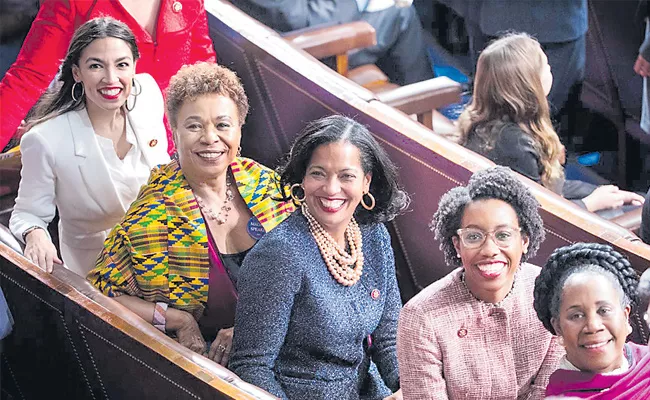 Historic Number Of Women, African Americans Sworn In To 116th Congress - Sakshi