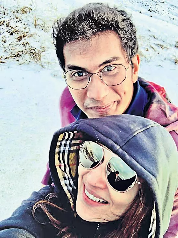 Soundarya Vishagan honeymoon on iceland - Sakshi