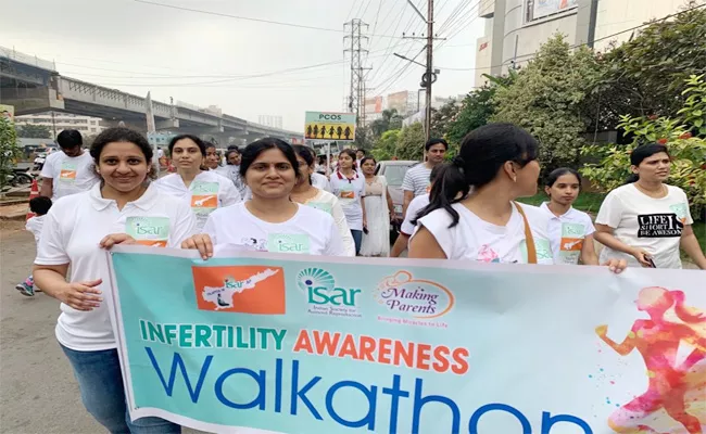 Doctors Rally on Infertility Awareness in Vijayawada - Sakshi