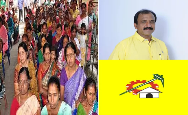 TDP Corporators Offering Thousand Rupees To Dwakra Womens For Nomination Of Bujji - Sakshi