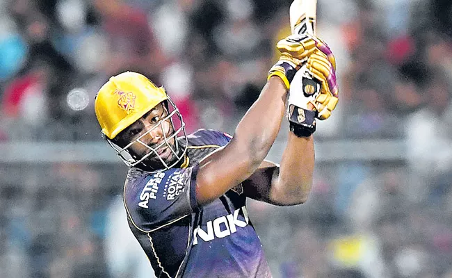  Russell cameo help KKR beat SRH by 6 wickets - Sakshi