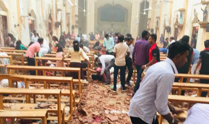 Multiple explosions in Sri Lanka - Sakshi