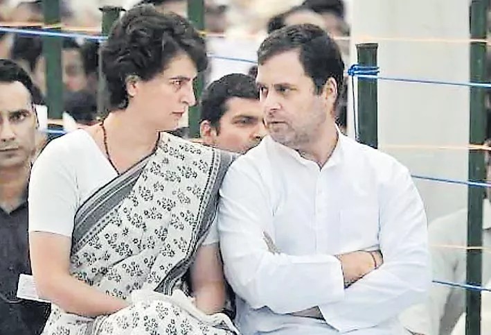 Rahul Gandhi blames party trio of placing sons before party - Sakshi