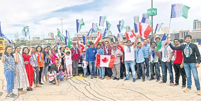 YSRCP Victory Celebrations in Toronto - Sakshi
