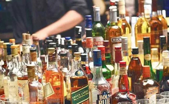 Alcohol Sale Is Decreased In Warangal - Sakshi