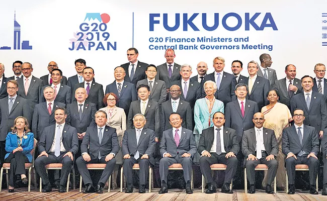 G20 Warning on World economy System - Sakshi
