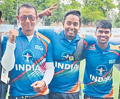 Indian men’s recurve team book Tokyo Olympics berth - Sakshi