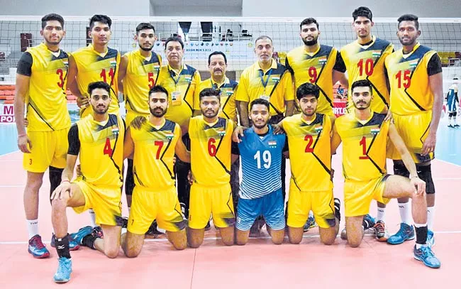 Indian spikers settle for silver in U-23 Asian Championship - Sakshi